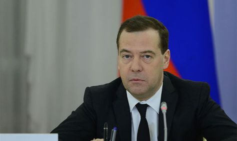 Russian Prime Minister Dmitry Medvedev