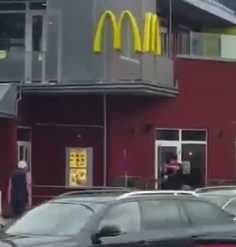 Shooter in door takes aim