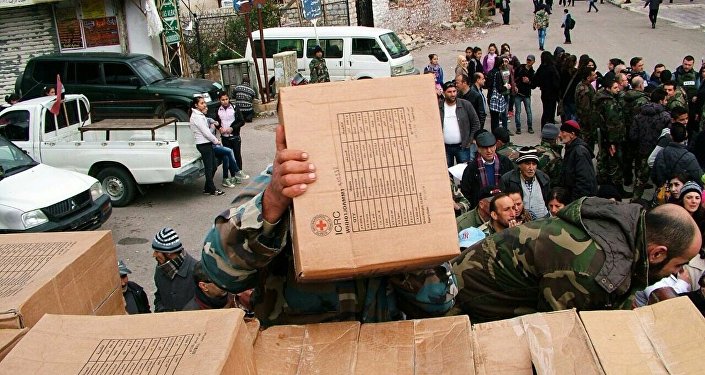 Russian humanitarian aid in Syria