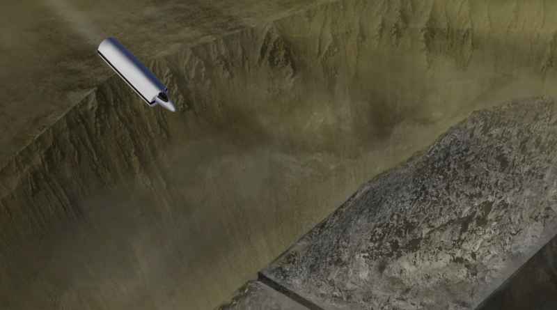 6 Bus Entering Crater