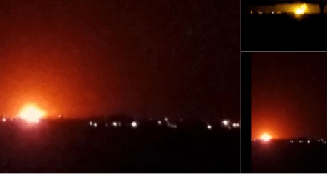 Video: Series Of Large Explosions Rock Damascus International Airport.